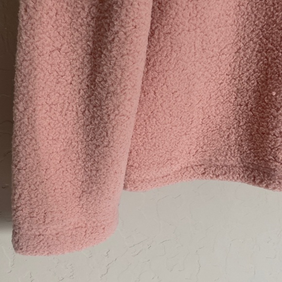 Fila Women’s Soft Pink Fleece Pullover Jacket - Picture 3 of 6